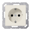 Розетка с заземлением SCHUKO (16A/250V) с защитой от детей (шторки)