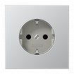 Розетка с заземлением SCHUKO (16A/250V) с защитой от детей (шторки)