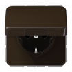 Розетка с заземлением SCHUKO (16A/250V) с откидной крышкой