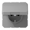 Розетка с заземлением SCHUKO (16A/250V) с откидной крышкой