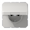 Розетка с заземлением SCHUKO (16A/250V) с откидной крышкой