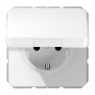 Розетка с заземлением SCHUKO (16A/250V) с откидной крышкой