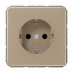 Розетка с заземлением SCHUKO (16A/250V) с защитой от детей (шторки)
