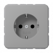 Розетка с заземлением SCHUKO (16A/250V) с защитой от детей (шторки)