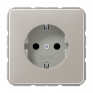 Розетка с заземлением SCHUKO (16A/250V) с защитой от детей (шторки)
