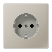 Розетка с заземлением SCHUKO (16A/250V) с защитой от детей (шторки)