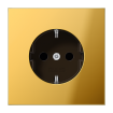 Розетка с заземлением SCHUKO (16A/250V) с защитой от детей (шторки)
