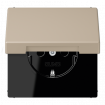 Розетка с заземлением SCHUKO (16A/250V) с откидной крышкой