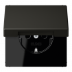Розетка с заземлением SCHUKO (16A/250V) с откидной крышкой