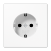 Розетка с заземлением SCHUKO (16A/250V) с защитой от детей (шторки)