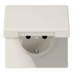 Розетка с заземлением SCHUKO (16A/250V) с откидной крышкой