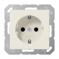Розетка с заземлением SCHUKO (16A/250V) с защитой от детей (шторки)
