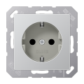 Розетка с заземлением SCHUKO (16A/250V) с защитой от детей (шторки)