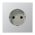 Розетка с заземлением SCHUKO (16A/250V) с защитой от детей (шторки)