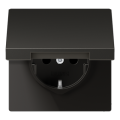 Розетка с заземлением SCHUKO (16A/250V) с откидной крышкой