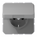 Розетка с заземлением SCHUKO (16A/250V) с откидной крышкой