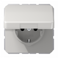 Розетка с заземлением SCHUKO (16A/250V) с откидной крышкой