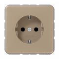 Розетка с заземлением SCHUKO (16A/250V) с защитой от детей (шторки)