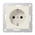 Розетка с заземлением SCHUKO (16A/250V) с защитой от детей (шторки)