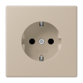 Розетка с заземлением SCHUKO (16A/250V) с защитой от детей (шторки)