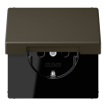 Розетка с заземлением SCHUKO (16A/250V) с откидной крышкой