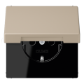 Розетка с заземлением SCHUKO (16A/250V) с откидной крышкой