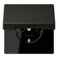 Розетка с заземлением SCHUKO (16A/250V) с откидной крышкой