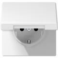 Розетка с заземлением SCHUKO (16A/250V) с откидной крышкой