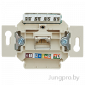 Розетка телефонная RJ-12 одинарная