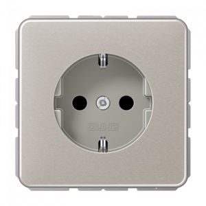 Розетка с заземлением SCHUKO (16A/250V) с защитой от детей (шторки)