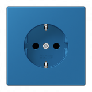 Розетка с заземлением SCHUKO (16A/250V) с защитой от детей (шторки)