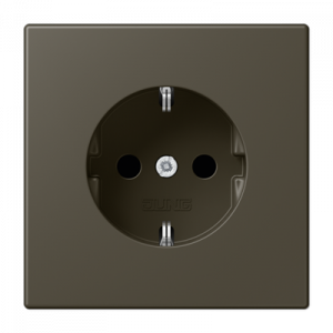 Розетка с заземлением SCHUKO (16A/250V) с защитой от детей (шторки)