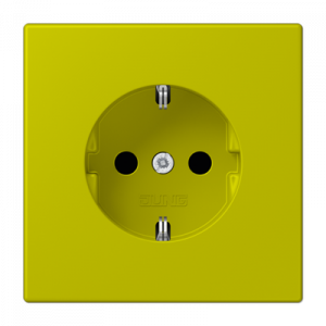 Розетка с заземлением SCHUKO (16A/250V) с защитой от детей (шторки)