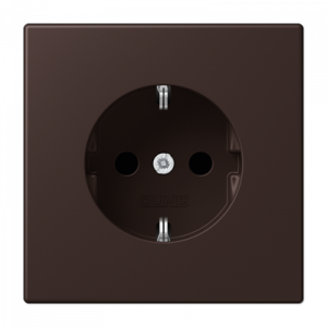 Розетка с заземлением SCHUKO (16A/250V) с защитой от детей (шторки)