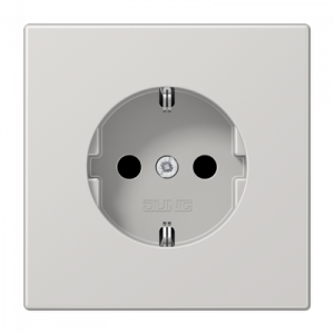 Розетка с заземлением SCHUKO (16A/250V) с защитой от детей (шторки)