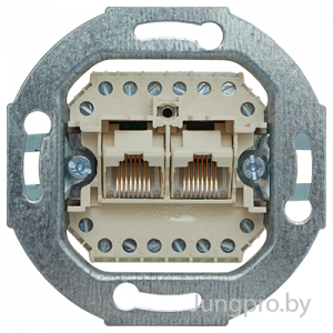 Розетка компьютерная RJ-45 двойная (6 кат.)